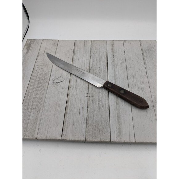 Stainless Steel 8" Blade Slicing Knife 12 1/2" Total Advertising - Picture 1 of 7